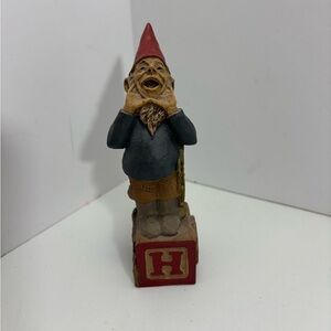 Tim Wolfe Cairn Studio HOLLAR Alphabet Block H #33